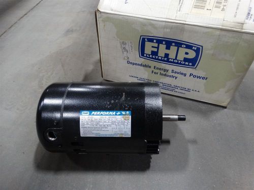 NEW! Leeson A6P34DC9 FHP Performa Plus Motor, 1/2HP, 115-230V, 3450RPM, 11.6AMP