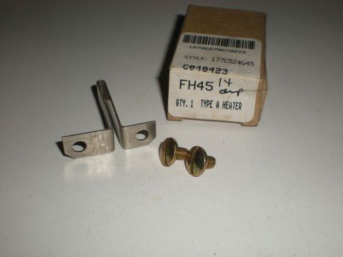 CUTLER HAMMER FH45 FH 45 FH-45 OVERLOAD RELAY HEATER NEW