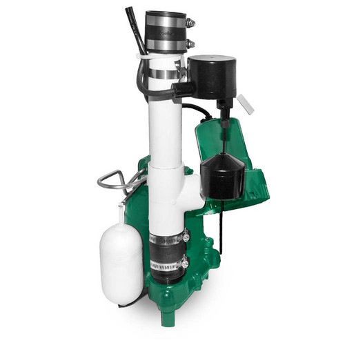 Zoeller pumps model 507 basement sentry series 12v back-up sump pump system for sale
