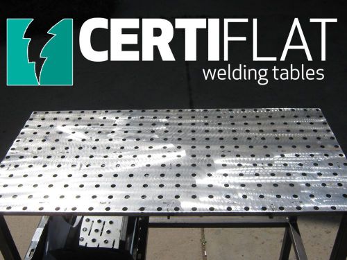 Heavy duty 2&#039;x3&#039; welding table top kit-certiflat by tab &amp; slot u-weld u-save for sale