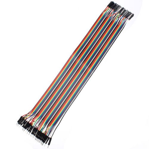 40Pcs 30cm 2.54mm Male to Female Color Breadboard Jumper Wire Cable For Arduino