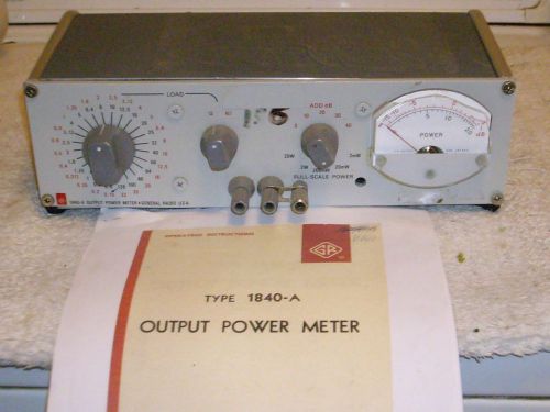 General radio output power meter 1840A