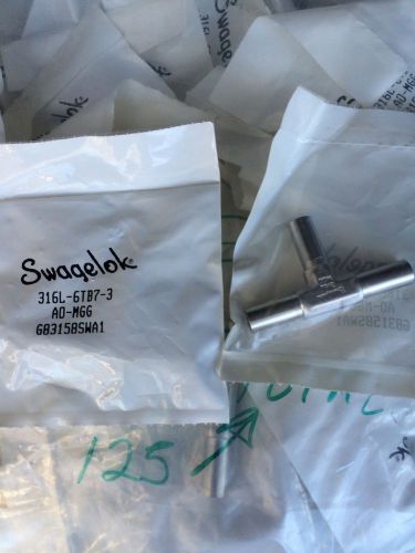 Swagelok 316L-6TB7- 3 $8.00 Each Or Lots Of 10 For $60.00 125 Available