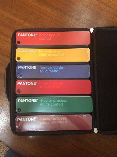 Pantone Set Kit Six Guides With Case!