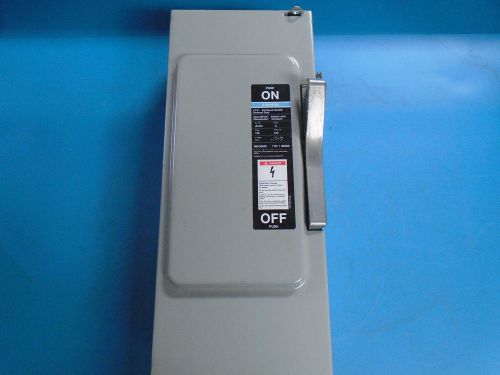 Siemens i-t-e enclosed safety switch jn423, a series, 100a, 240v for sale