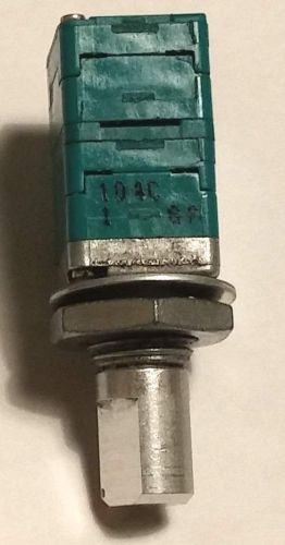 9mm ALPS 104C 100K Audio Taper Potentiometer 15mm Flatted Shaft Qty: 5