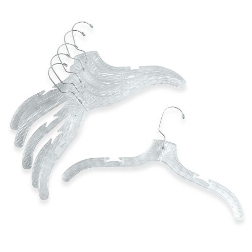 Clear plastic hangers (lot of 100) for sale