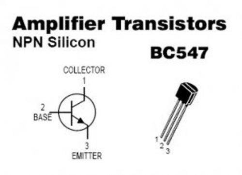 BC547B 20pcs New in package BC 547B 547B OBO Transistor Get it fast!
