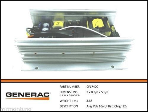 Generac Guardian Generator 0F1740C Battery Charger Assembly