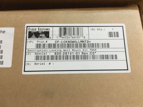 CISCO UNIVERSAL LOCKING WALL MOUNT KIT FOR 7900 SERIES IP PHONES qty 10  - NEW