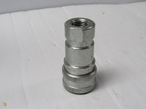 PARKER FEMALE STEEL HYDRAULIC QUICK CONNECT COUPLER COUPLING BODY H2-62 H262