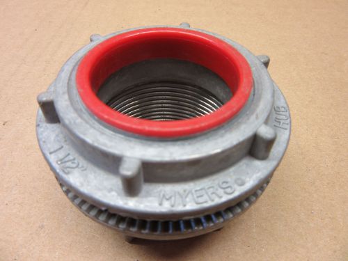 1 new myers st-5 st5 1 1/2&#034; watertight zinc hub = thomas &amp; betts h150-tb h150tb for sale