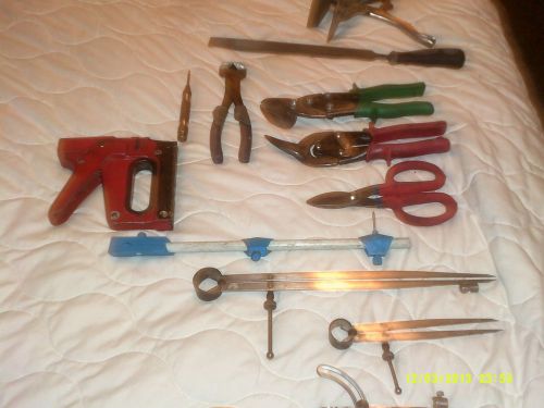 lot of special tools for insulation trade