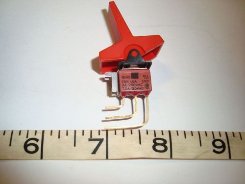 C&amp;K E101 Large Red Paddle Rocker Switch On None On 3a 250vac 7.5a 125vac