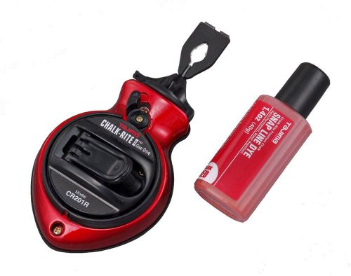 Tajima CR201R-PR Chalk-Rite II Extra Bold Red Snap Line Speed Rewind Free Dye