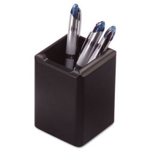 NEW Rolodex Wood Tones Black Wood Pencil Holder (ROL62524)