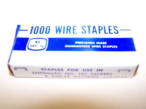 10,000 STAPLES SPEEDMATIC NO 101 TACKERS 10 BOXES 1000