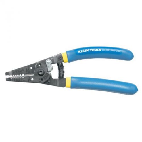 Kurve Wire Stripper/Cutter, Blue With Yellow Stripe, 10 - 20 Ga. Klein Tools