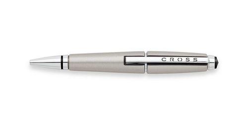 NEW! Cross AT0555S-5 Edge Gel Rollerball Pen .7mm, Titanium With Chrome Boxed