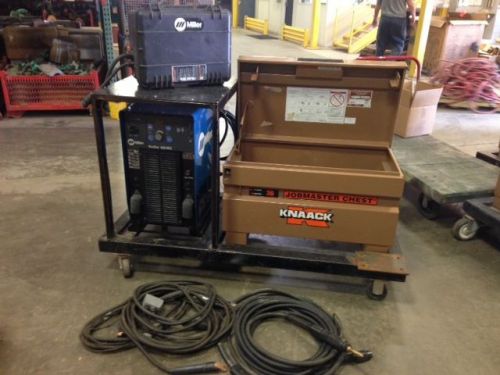 2007 miller pipe pro 450 rfc welder w/ 12rc suitcase feeder on cart 907296 for sale
