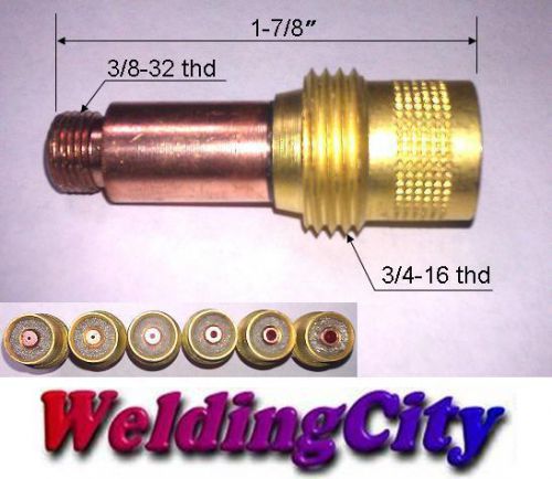 WeldingCity 2-pk Gas Lens Collet Body 45V27 (1/8&#034;) TIG Welding Torch 17/18/26