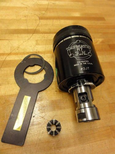 NICE TAPMATIC R7 REVERSIBLE TAPPING ATTACHMENT #10-3/8&#034; 750 RPM Collets collet
