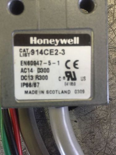 Honeywell  914ce2-3 miniature limit switch 5a top push roller en60947-5-1 for sale