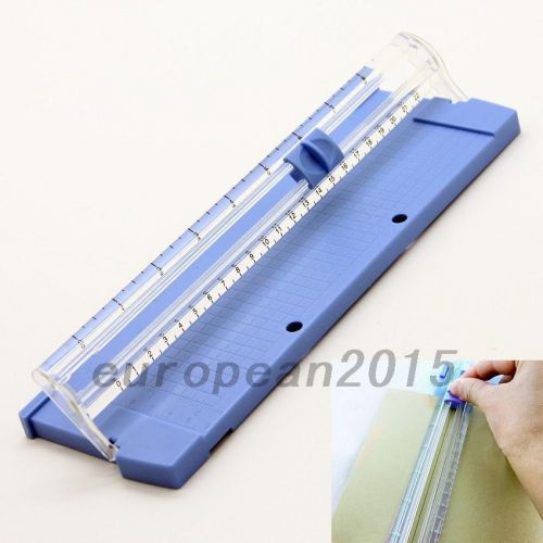 12 Inch Safety Multipurpose Rolling Manual Titanium Paper Cutter Trimmer Ruler