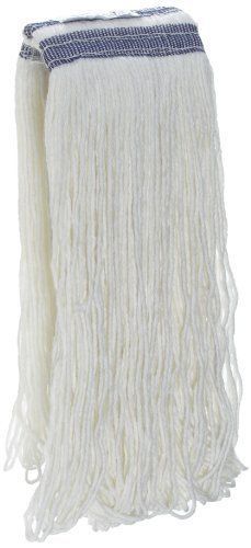 Rubbermaid Commercial FGE43800WH00 Universal Headband Wet Mop Head, Rayon, White