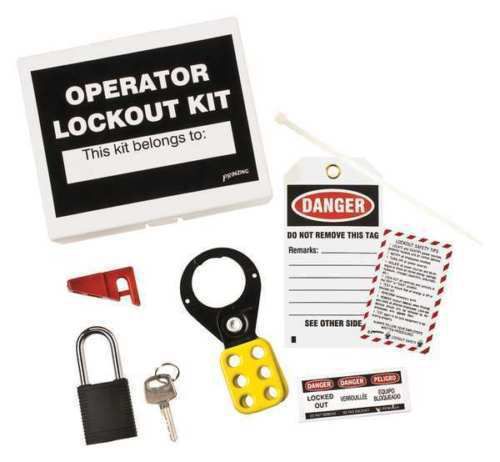 BRADY LK432E Portable Lockout Kit,Filled,Electrical,6 NEW !!!