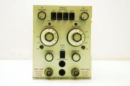 HP 1830A Dual Channel Vertical Amplifier