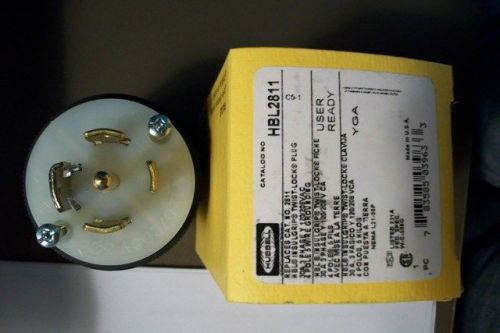 Hubbell plug hbl2811 30 amp 208/120v 5 wire 4pole for sale