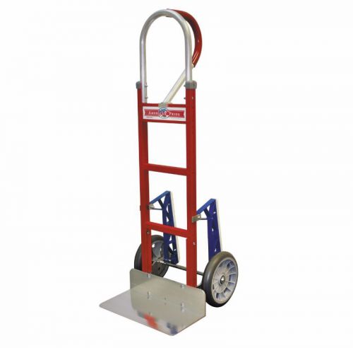 American pride modular aluminum hand truck made in the usa - red frame for sale