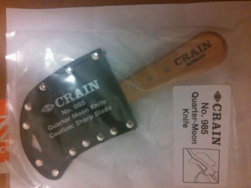 Crain no.985 quarter moon knife flashcove heat weld vinyl flooring tools