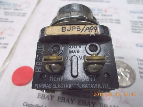 Furnas Electric CO. BJP6/P89 Selector Switch