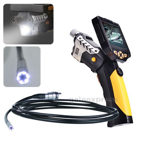 3.5&#034; LCD Video Inspection Camera 3M Cable 8.2MM Borescope Endoscope Zoom Rotate