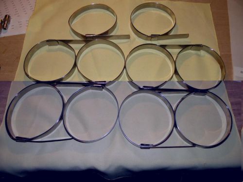 STAINLESS STEEL 4&#034; PUNCH-LOK CLAMP P-16S LOT OF TEN FREE SHIPPING
