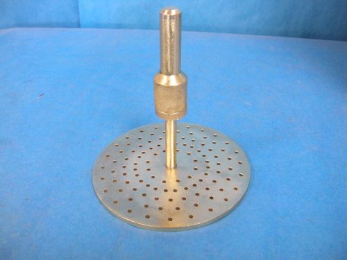 Soils test lab 140mm (5.5&#034;) brass swell plate perforated for sale