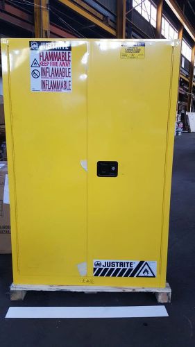 Justrite sure-grip ex flammable liquid safety cabinet for sale