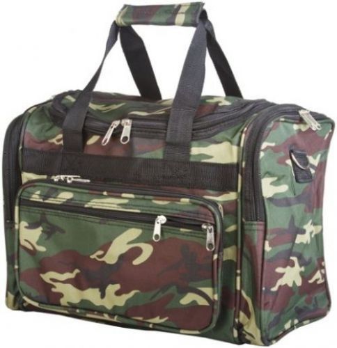 World Traveler Green Camo Duffle Bag 16-inch