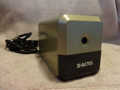 X-ACTO GOLD Electric Pencil Sharpener Model #18XXX Used Works