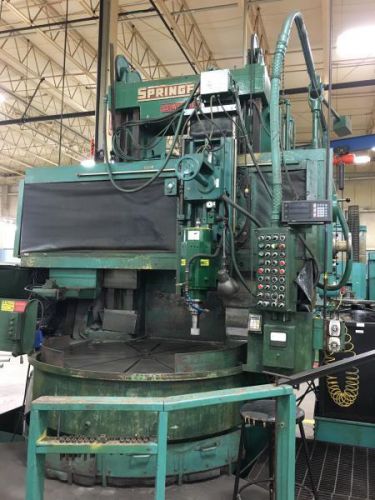 62&#034; tbl 68&#034; swg springfield 3- 1/2a rail type vertical univ. grinder, 12&#034; to 42&#034; for sale