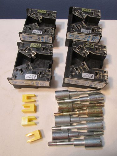 4 USED ALLEN BRADLEY 1NO1NC FINGERSAFE CONTACT BLOCKS 4&gt;PUSHBUTTON SWITCH E-STOP