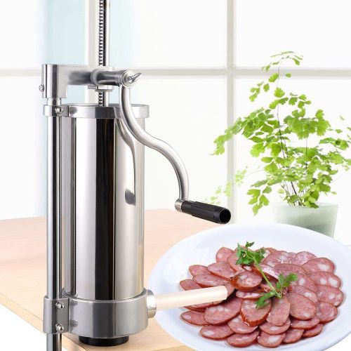 New Commercial 3L Meat Maker Filler Commercial Sausage Stuffer Stainless Steel