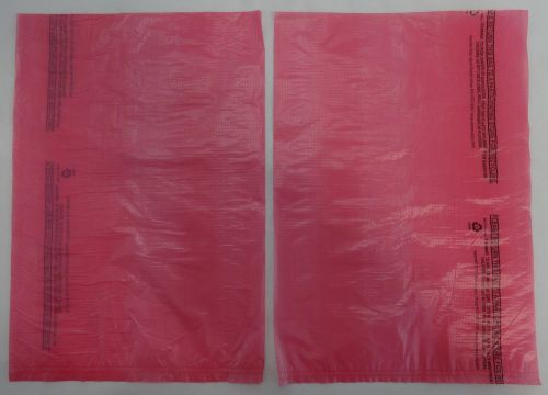 Qty. 500 Pink High-Density Bags 8.5&#034; x 11&#034; Plastic Merchandise Shopping Bag