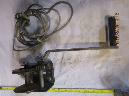 Vintage dutton-lainson company dl600 ratcheting hand winch plus steel cable for sale