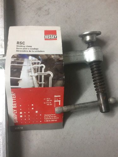 Bessey RSC-12 0-12&#034; Omega Bend Clamps With T-Handle