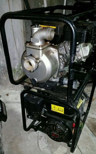 Used  2&#039;&#039; Portable 5.5 HP Gas Power Water Pump  LOT OF 2 WATER PUMPS