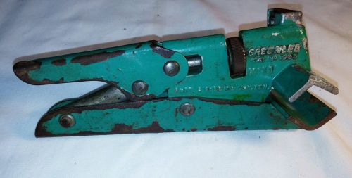 Greenlee 1905 wire cable strippers mk-11,adjustable blade,price reduced for sale