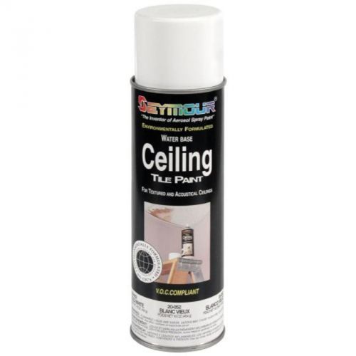 20oz Ceiling Tile Paint, Old White Color Seymour Spray Paint 20-052 043281001786
